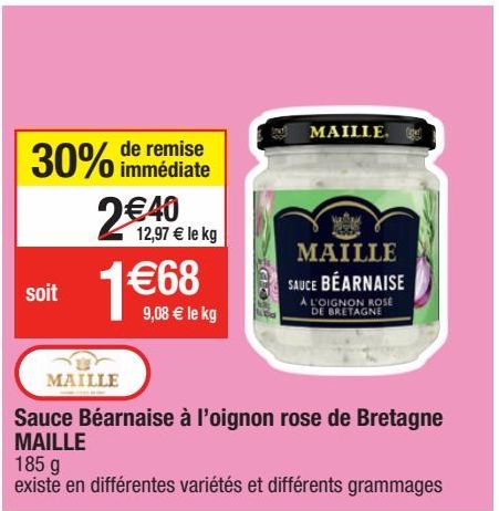 sauces béarnaise à l'oignon rose de bretagne Maille