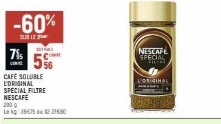 café soluble Nescafé