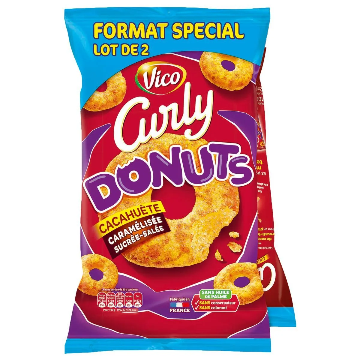curly donut's cacahuète vico