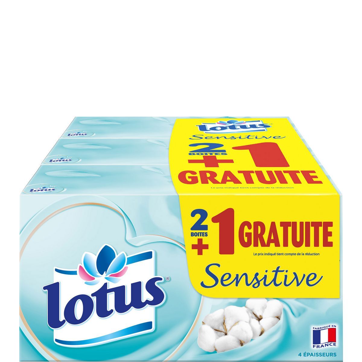 BOITE MOUCHOIRS SENSITIVE LOTUS