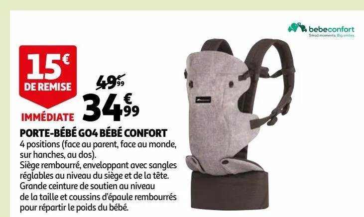 porte-bébé go4 bébé confort