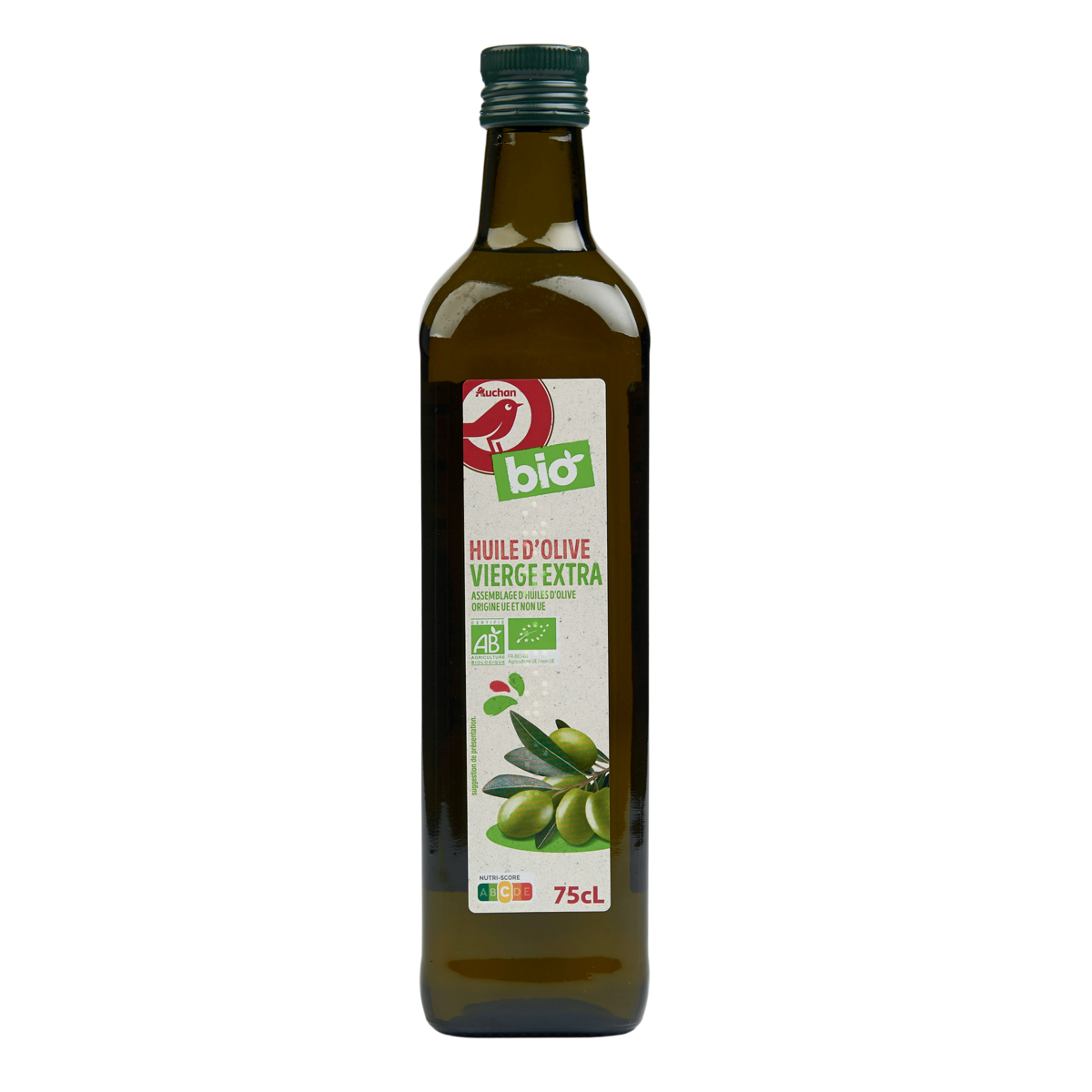huile d'olive vierge extra bio auchan
