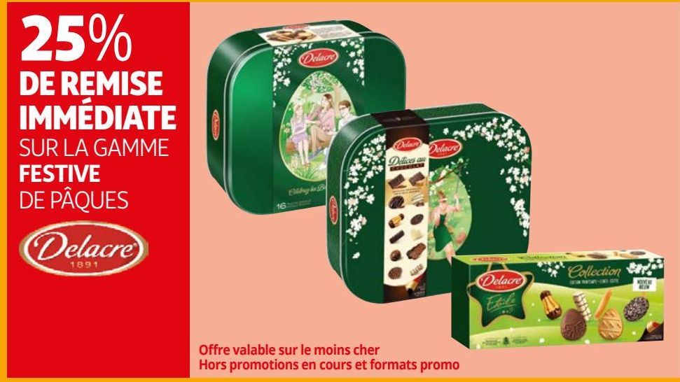 La gamme festive de paques Delacre