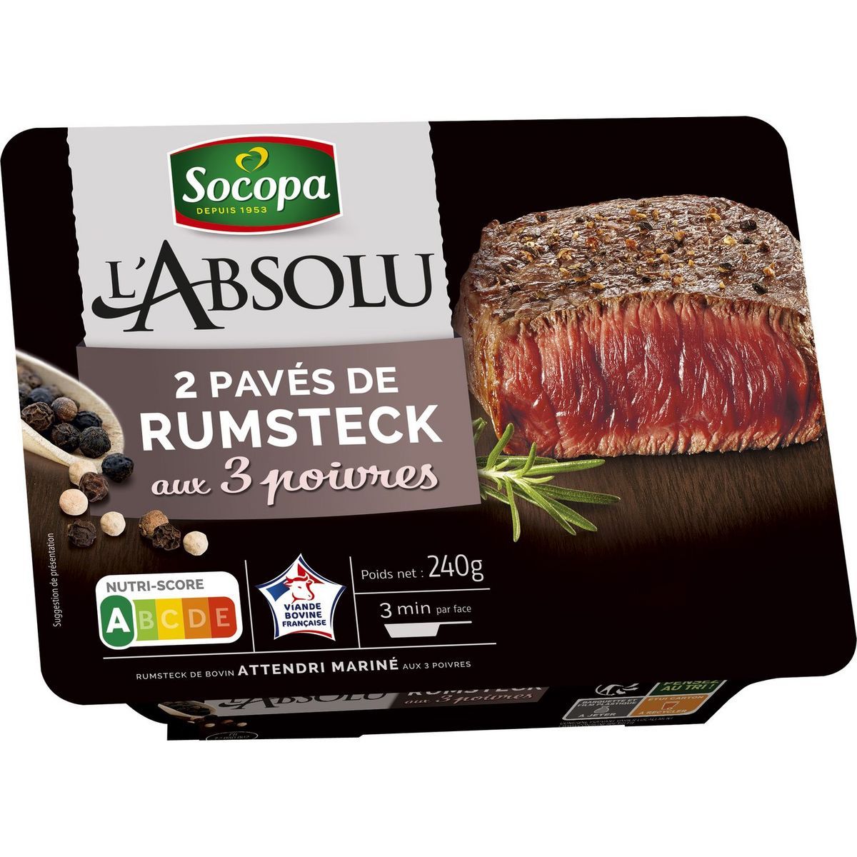 2 PAVÉS DE RUMSTECK MARINÉS AUX 3 POIVRES SOCOPA(1)