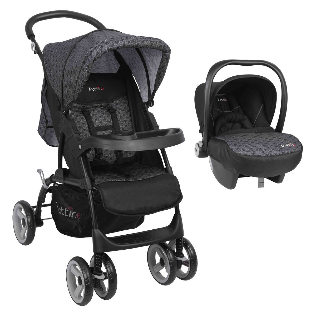 POUSSETTE TRAVEL SYSTEM CASSIOPÉ TROTTINE