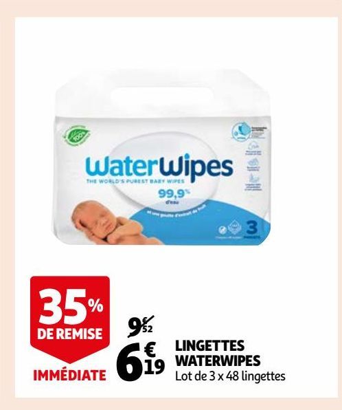 LINGETTES WATERWIPES