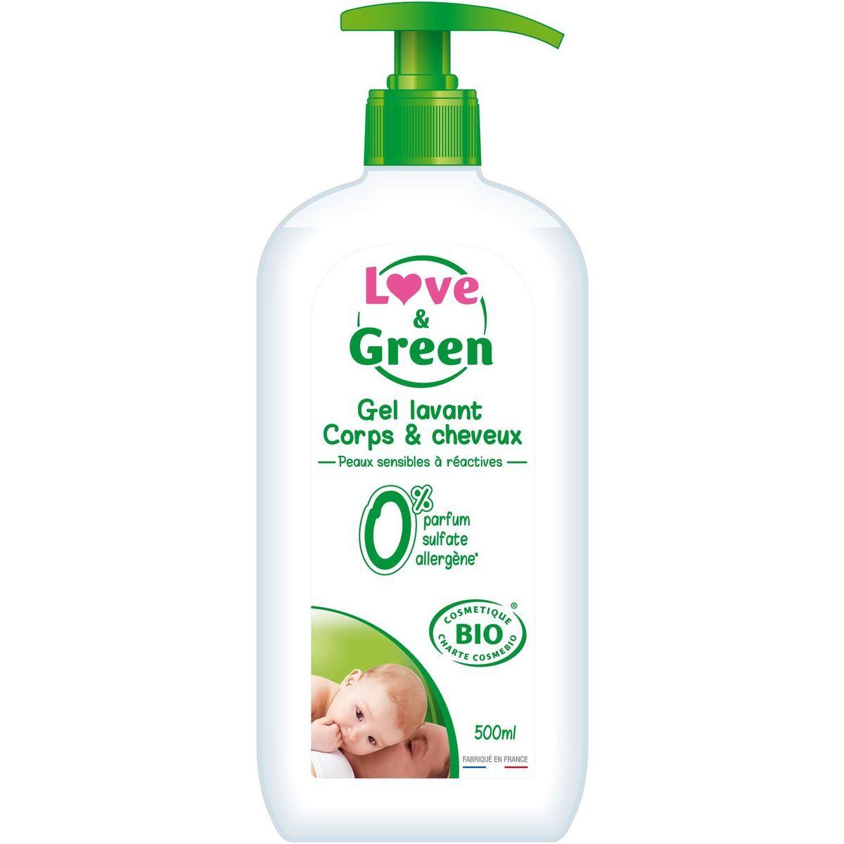 LINIMENT À L'HUILE D'OLIVE BIO LOVE AND GREEN