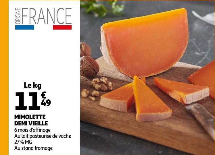 MIMOLETTE DEMI VIEILLE