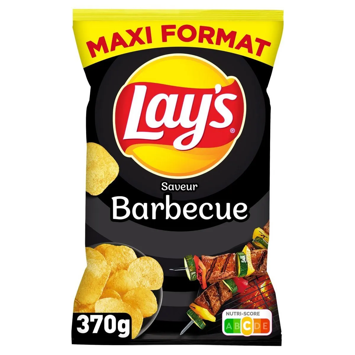 chips saveur barbecue maxi format lay's