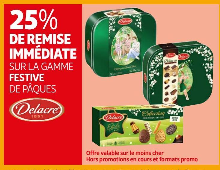 LA GAMME FESTIVE DE PÂQUES DELACRE