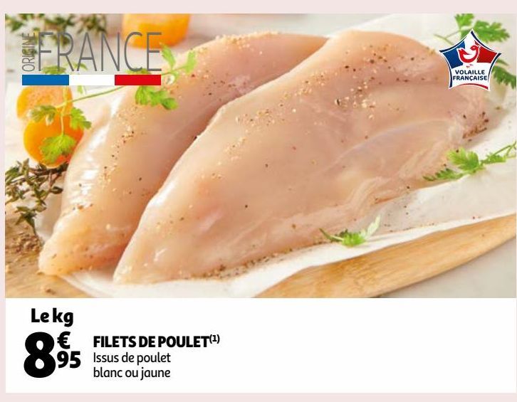 filets de poulet