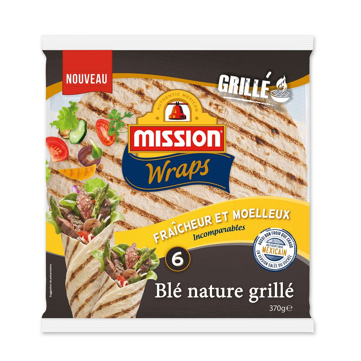 WRAPS BLÉ NATURE GRILLÉ MISSION