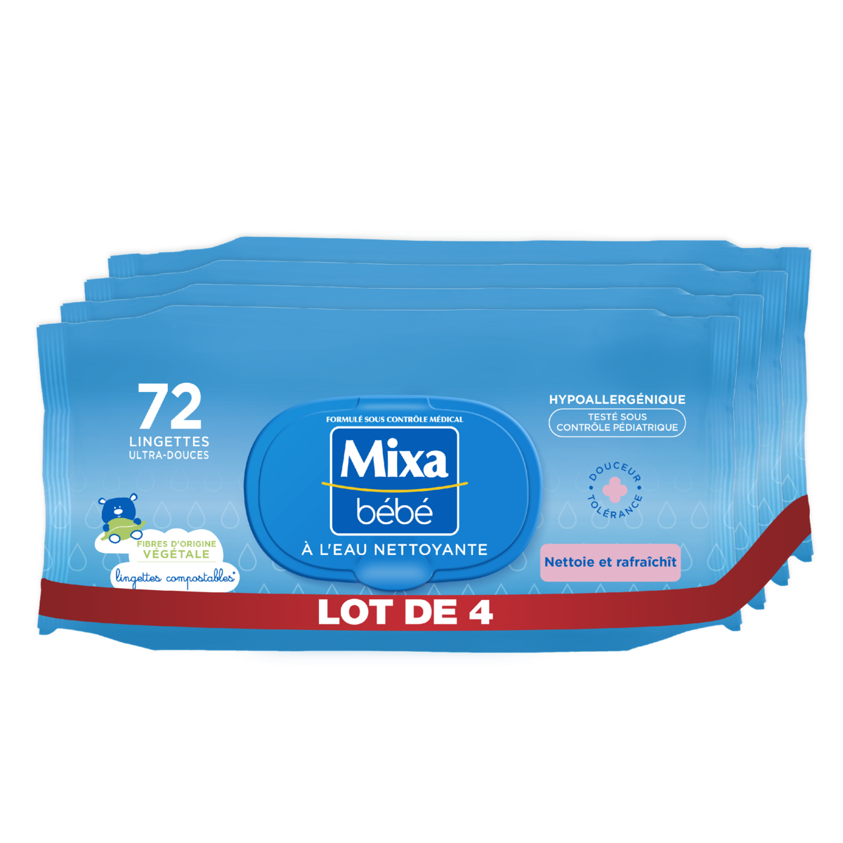 LINGETTES MIXA BÉBÉ