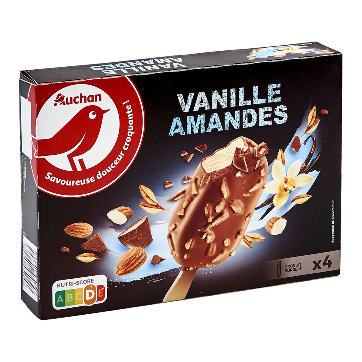 GRANDE GOURMAND LAIT AMANDES SURGELÉ AUCHAN