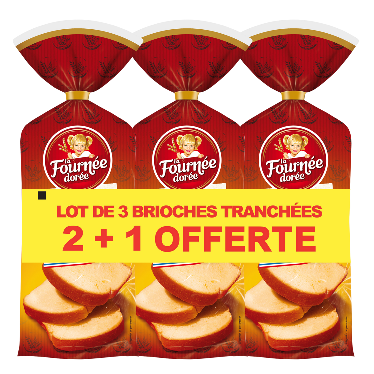 BRIOCHES TRANCHÉES LA FOURNÉE DORÉE