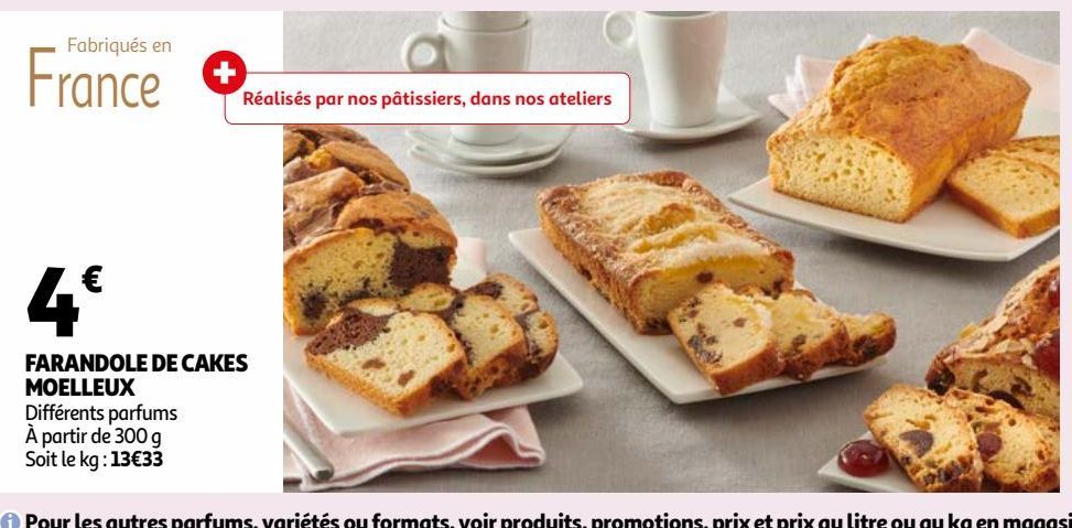 FARANDOLE DE CAKES MOELLEUX