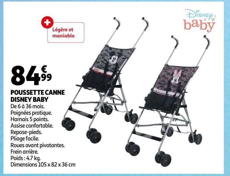 POUSSETTE CANNE DISNEY BABY