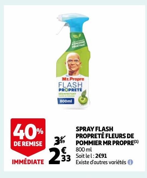 SPRAY FLASH PROPRETÉ FLEURS DE POMMIER MR PROPRE(1)