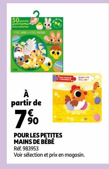 POUR LES PETITES MAINS DE BÉBÉ