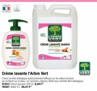 crème l'arbre vert