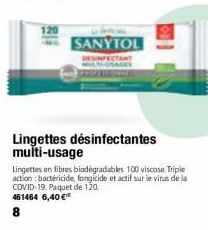 lingettes Sanytol