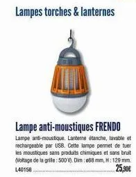 lampe anti-moustiques 