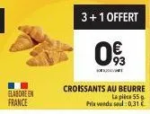 croissants au beurre 