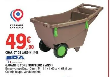 chariot de jardin 