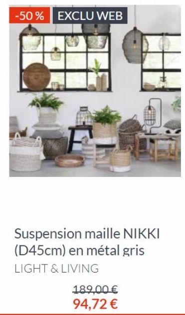 suspension Maille