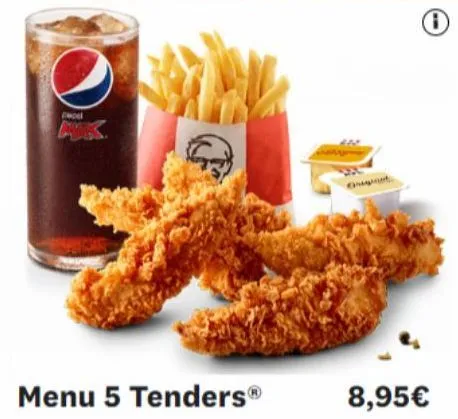 mod  menu 5 tenders®  0  8,95€ 
