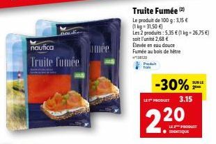 truite fumée 