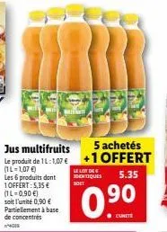 bint  5 achetés +1 offert  5.35  le lot de identiques soet  0.⁹⁰ 