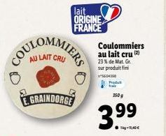 lait Coulommiers