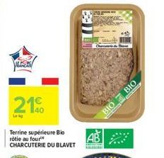 21  Terrine supérieure Bio rôtie au four CHARCUTERIE DU BLAVET  buy  BIO  BIO 