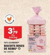 PUPS PLE  3,99  275  пленк  PAYS GOURMAND BISCUITS ROSES DE REIMS* O Rat 5005194 