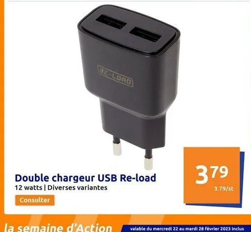 chargeur usb 