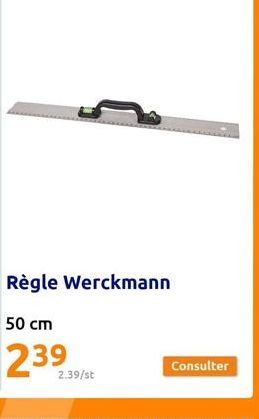 Règle Werckmann  50 cm  2.39/st  Consulter 