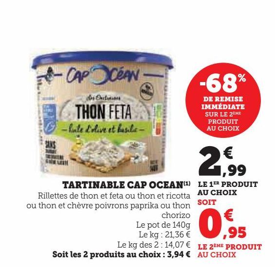 TARTINABLE CAP OCEAN