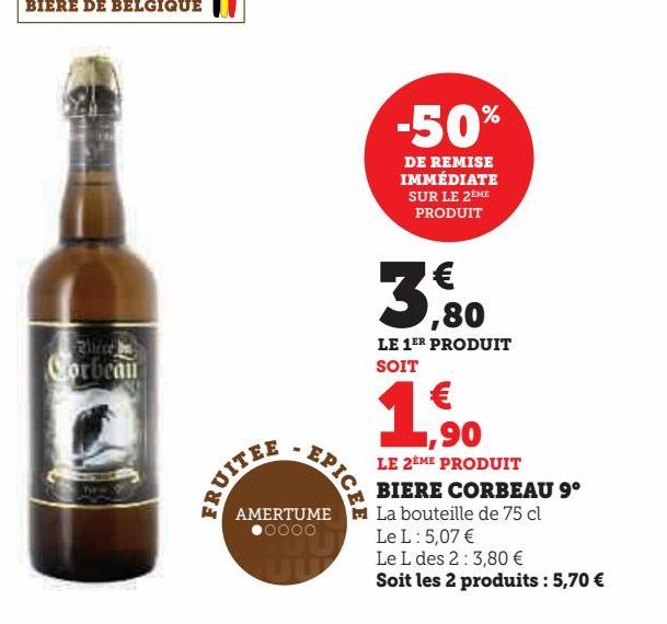 BIERE CORBEAU 9°