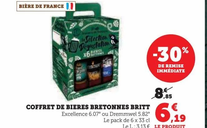 coffret de bieres bretonnes britt