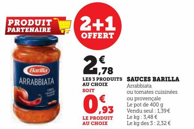 sauces Barilla