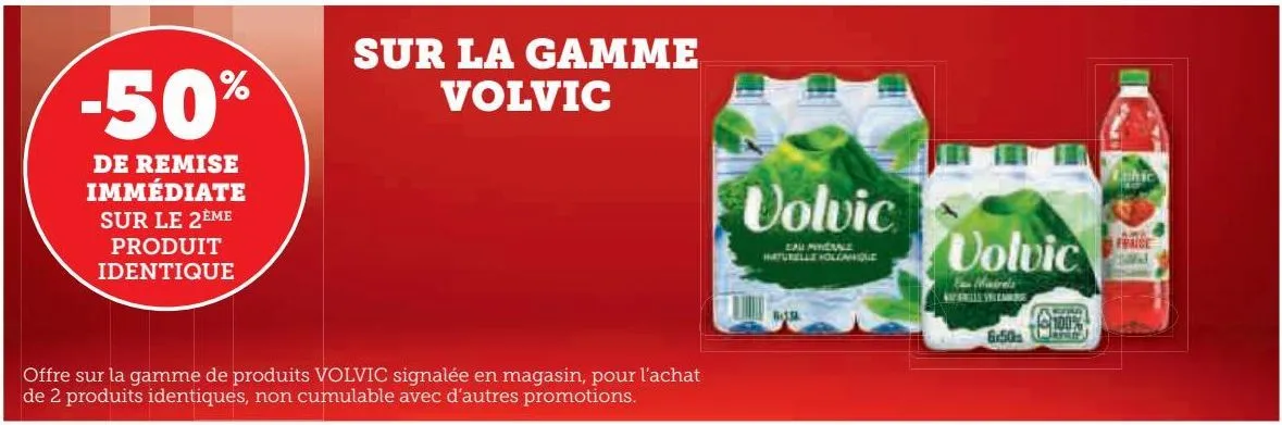 la gamme volvic