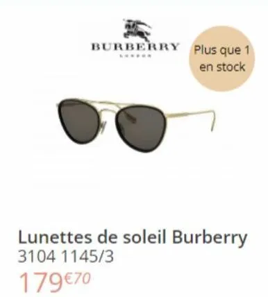 lunettes de soleil burberry
