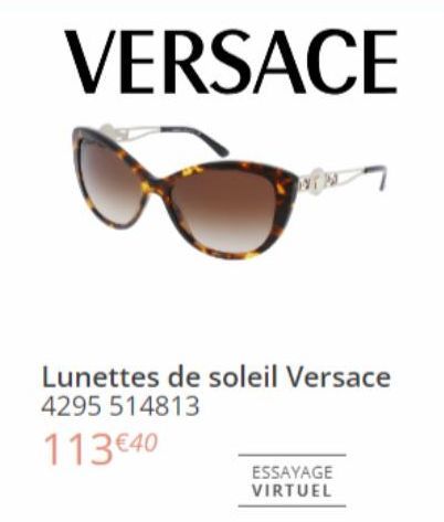 lunettes de soleil Versace