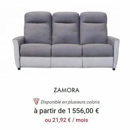 zamora  disponible en plusieurs coloris à partir de 1 556,00 €  ou 21,92 € / mois 