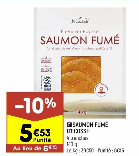 Saumon fumé d'ecosse