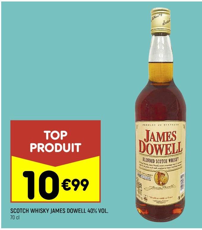 Scotch whisky James Dowell 40% vol