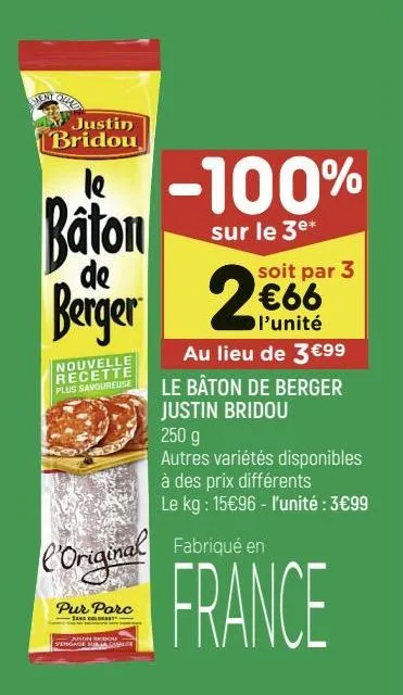 le bâton de berger justin bridou