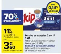 lessive en capsules Skip