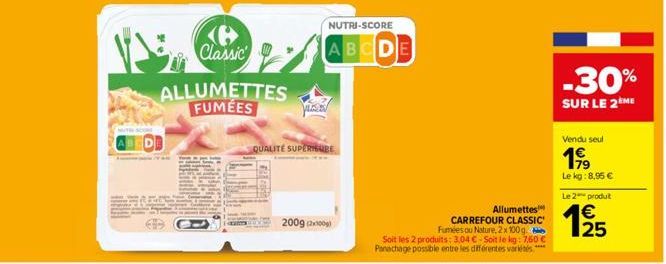 allumettes Carrefour